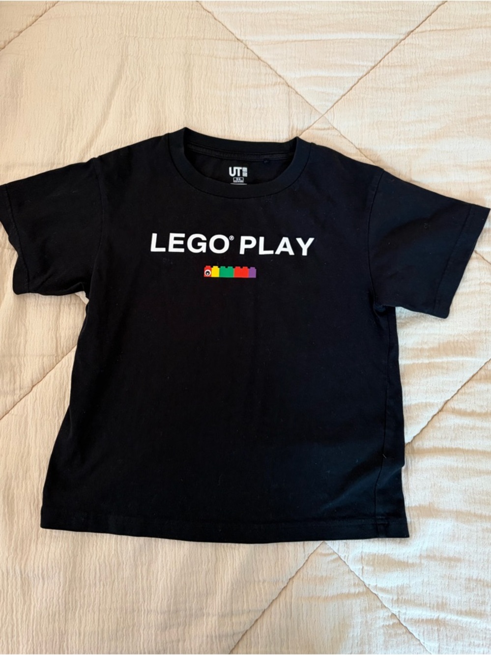 Uniqlo LEGO PLAY Black Kids Tee